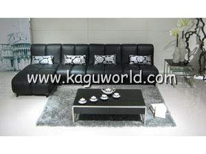 Leather home sofa se..