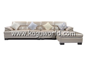 Leather home sofa se..