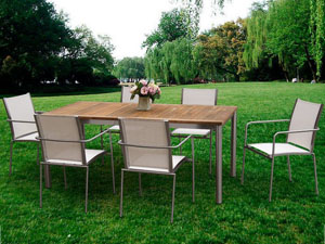 Aluminium dining set..