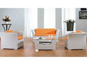 Wicker sofa set